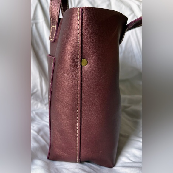 Unicorn Disco Color 🦄 Portland Leather Goods Mini Tote - Picture 5 of 7